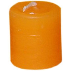 Narancssárga gyertya anyagában színezett gysz.00338 