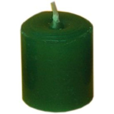 Zöld gyertya anyagában színezett gysz.00335 