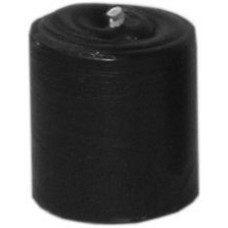 Fekete gyertya anyagában színezett gysz.00334